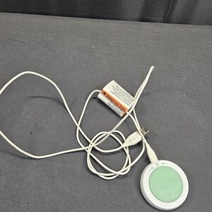 White and Green Wireless Charger